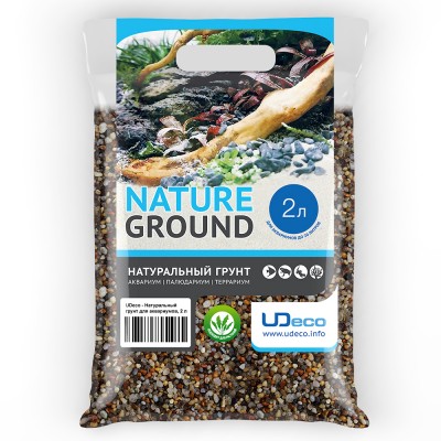 UDeco "River Amber" 2-5 мм, 2 л (янтарный гравий) UDeco "River Amber" 2-5 мм, 2 л (янтарный гравий)