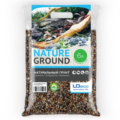 UDeco "River Amber" 2-5 мм, 6 л (янтарный гравий) UDeco "River Amber" 2-5 мм, 6 л (янтарный гравий)