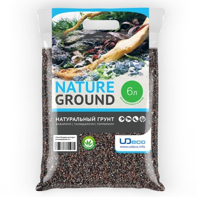 UDeco "River Brown" 0.6-2.5 мм, 6 л (коричневый песок) UDeco "River Brown" 0.6-2.5 мм, 6 л (коричневый песок)