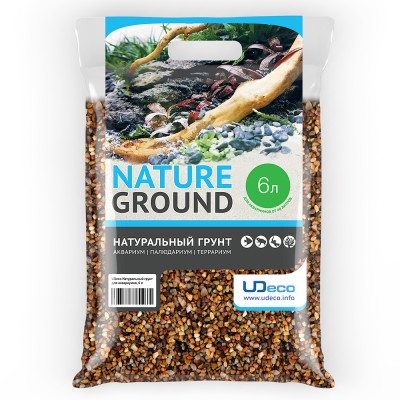 UDeco "River Yellow" 3-5 мм, 6 л (жёлтый гравий) UDeco "River Yellow" 3-5 мм, 6 л (жёлтый гравий)