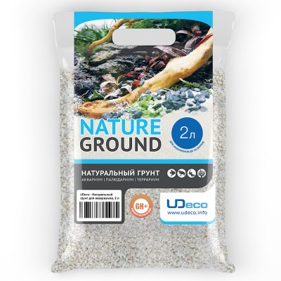 UDeco "River Marble" 2-3 мм, 2 л (мраморный гравий) UDeco "River Marble" 2-3 мм, 2 л (мраморный гравий)