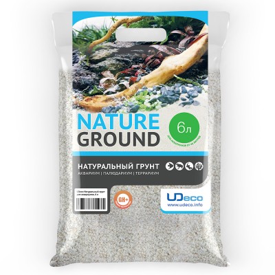 UDeco "River Marble" 2-3 мм, 6 л (мраморный гравий) UDeco "River Marble" 2-3 мм, 6 л (мраморный гравий)