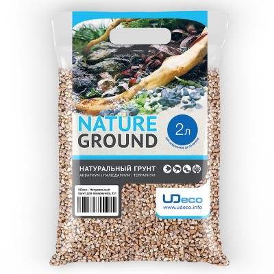 UDeco "Canyon Beige" 4-6 мм, 2 л (бежевый гравий) UDeco "Canyon Beige" 4-6 мм, 2 л (бежевый гравий)