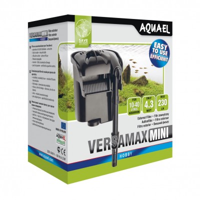 Aquael "Versamax Mini" 235 л/час, 4.3 Вт, до 40 л (каскадный фильтр) Aquael "Versamax Mini" 235 л/час, 4.3 Вт, до 40 л (каскадный фильтр)