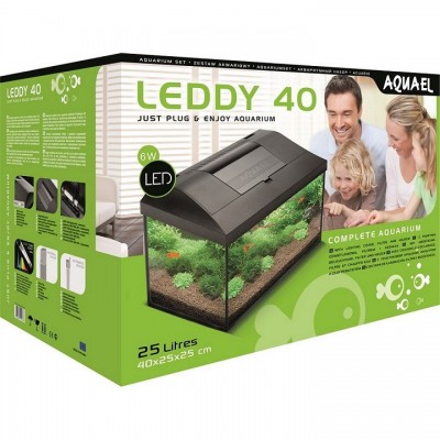 Aquael "Leddy Set 40 white" 25 л, LED, фильтр, нагреватель (аквариумный набор) Aquael "Leddy Set 40 white" 25 л, LED, фильтр, нагреватель (аквариумный набор)