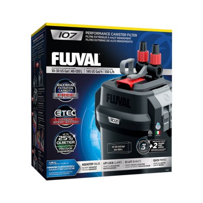 Fluval "107" 550 л/час, 10 Вт, 40-130 л (канистровый фильтр) Fluval "107" 550 л/час, 10 Вт, 40-130 л (канистровый фильтр)