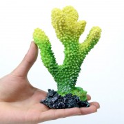 Ветка коралла 10х5х16см (Коралл искуственный) зеленый