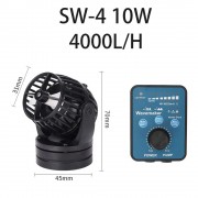 Jebao "SW 4 " помпа течения с контроллером 4000л/ч