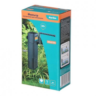 Naribo "F-310" 3W 300л/ч фильтр для аквариума 15-30л Naribo "F-310" 3W 300л/ч фильтр для аквариума 15-30л