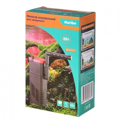 Naribo "F-340" 8W 800л/ч фильтр для аквариума 60-80л Naribo "F-340" 8W 800л/ч фильтр для аквариума 60-80л