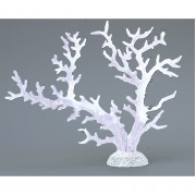 Коралл пластиковый белый 34x7x26см