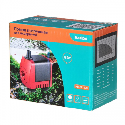Naribo "Помпа подъемная 650" 8W 650л/ч h-0.9м Naribo "Помпа подъемная 650" 8W 650л/ч h-0.9м