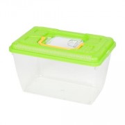 Фаунариум Naribo PCL-255 для мелких животных, пластиковый, с цветной крышкой, 25,5x16,5x16см