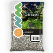 Novamark "Hardscaping Галька морская темная (Relict Dark)" 3-5мм, 2л (3,1кг)