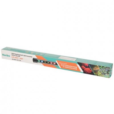 Naribo "Светильник погружной LM-260W" 4Вт, белые светодиоды, 26х2,1х1,1см Naribo "Светильник погружной LM-260W" 4Вт, белые светодиоды, 26х2,1х1,1см