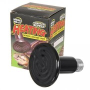 Nomoy Pet "Normal ceramic lamp Black" 7х10см 220В E27 50Вт лампа керамическая