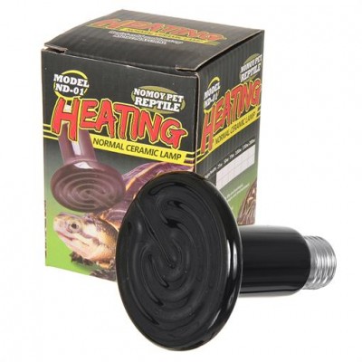Nomoy Pet "Normal ceramic lamp Black" 7х10см 220В E27 50Вт лампа керамическая Nomoy Pet "Normal ceramic lamp Black" 7х10см 220В E27 50Вт лампа керамическая