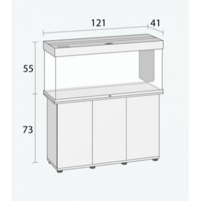 Juwel "Rio 240 LED" Серый 240 л, 121*41*55 см (аквариум с тумбой) Juwel "Rio 240 LED" Серый 240 л, 121*41*55 см (аквариум с тумбой)