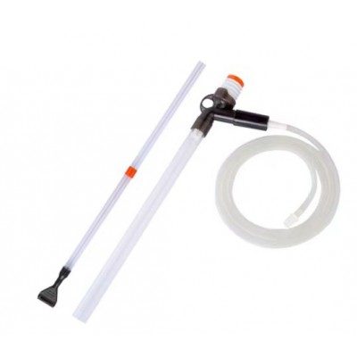 Сифон с кнопкой засоса воды 40-92см плюс насадка скребок Сифон с кнопкой засоса воды 40-92см плюс насадка скребок