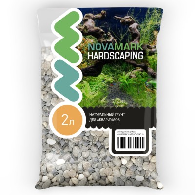 Novamark "Hardscaping Галька морская темная (Relict Dark)" 10-20 мм 2л Novamark "Hardscaping Галька морская темная (Relict Dark)" 10-20 мм 2л