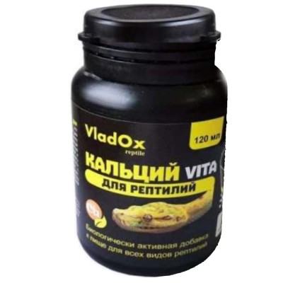 VladOx "КАЛЬЦИЙ VITA" для рептилий 120 мл VladOx "КАЛЬЦИЙ VITA" для рептилий 120 мл