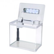 Аквариум PRIME, 15л, белый, с LED светильником, фильтром и кормушкой