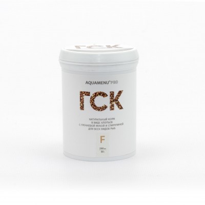 Aquamenu Pro "ГСК-F" гречишно-спирулиновые хлопья 250мл/50г (корм для рыб) Aquamenu Pro "ГСК-F" гречишно-спирулиновые хлопья 250мл/50г (корм для рыб)