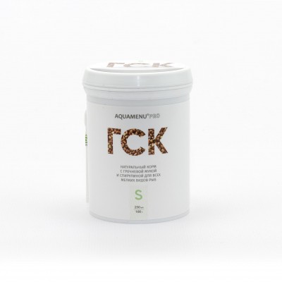 Aquamenu Pro "ГСК-S" гречишно-спирулиновые 1мм гранулы 250мл/100г (корм для рыб) Aquamenu Pro "ГСК-S" гречишно-спирулиновые 1мм гранулы 250мл/100г (корм для рыб)