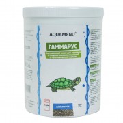 Aquamenu "Гаммарус сушеный" 1л/120г  (лакомство для черепах)