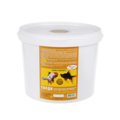 Aquamenu "Голди" 11л/2кгхлопья для золотых рыбок (корм для рыб) Aquamenu "Голди" 11л/2кгхлопья для золотых рыбок (корм для рыб)