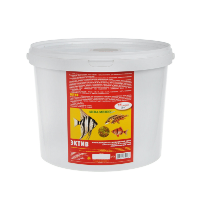 Aquamenu "Эктив" 11л/2кг универсальные хлопья (корм для рыб) Aquamenu "Эктив" 11л/2кг универсальные хлопья (корм для рыб)