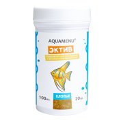 Aquamenu "Эктив" 100мл/20г универсальные хлопья  (корм для рыб)