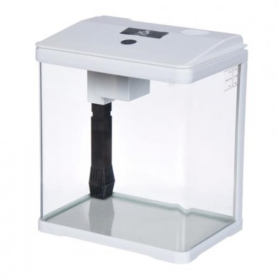 Аквариум PRIME, 7л, белый, с LED светильником и фильтром Аквариум PRIME, 7л, белый, с LED светильником и фильтром