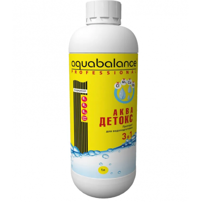 Aquabalance "Аква Детокс 3 в 1" 1литр на 6 тонн (подготовка воды) Aquabalance "Аква Детокс 3 в 1" 1литр на 6 тонн (подготовка воды)