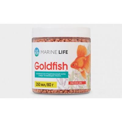 Marine Life "Goldfish" 3-4мм гранулы 500мл (корм) Marine Life "Goldfish" 3-4мм гранулы 500мл (корм)
