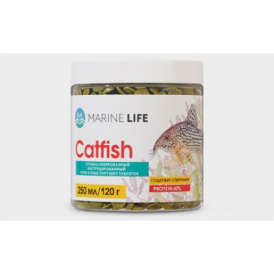 Marine Life "Catfish" 7-8мм таблетки для сомов 250мл (корм) Marine Life "Catfish" 7-8мм таблетки для сомов 250мл (корм)