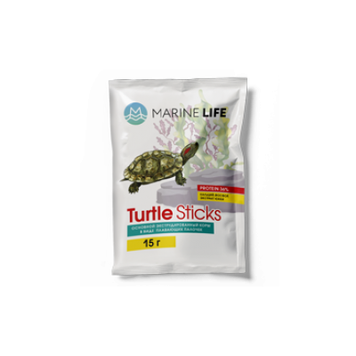 Marine Life "Turtle Sticks" палочки для черепах 15-20мм15г (корм) Marine Life "Turtle Sticks" палочки для черепах 15-20мм15г (корм)