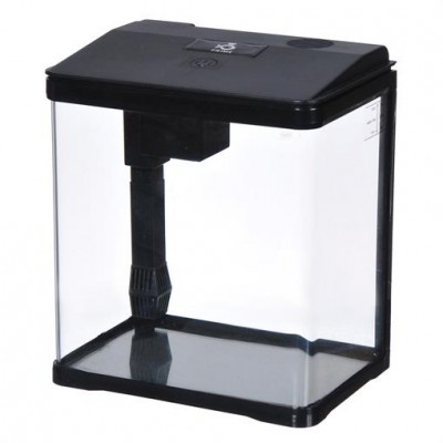 Аквариум PRIME, 7л, черный, с LED светильником и фильтром Аквариум PRIME, 7л, черный, с LED светильником и фильтром