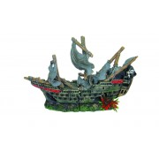 Prime "Затонувший парусник малый" 25*10.5*17 см (декорация пластиковая)