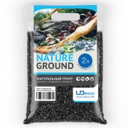 UDeco "Canyon Black" 4-6 мм, 2 л (чёрный гравий)