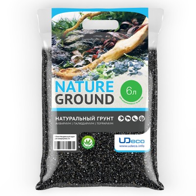 UDeco "Canyon Dark" 2-4 мм, 6 л (тёмный гравий) UDeco "Canyon Dark" 2-4 мм, 6 л (тёмный гравий)