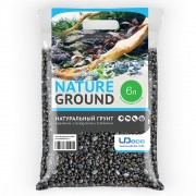 UDeco "River Dark" 6-9 мм, 6 л (тёмный гравий)