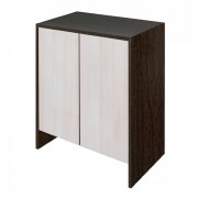 Тумба "Iwagumi 55" Венге/Белёный Дуб, 55*35*82 см