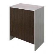 Тумба "Iwagumi 55" Белёный Дуб/Венге, 55*35*82 см