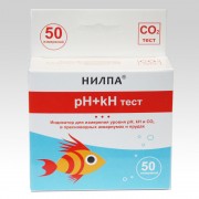 Нилпа "pH+kH тест" комплект для определения pH в диапазоне 6,0-8,0)+KH+СО2 (тест)