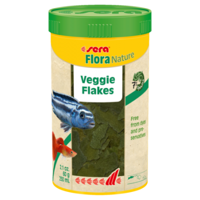 Sera "Flora Nature" 250 мл (натуральные растительные хлопья) Sera "Flora Nature" 250 мл (натуральные растительные хлопья)