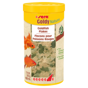 Sera "Goldy Nature" 1 л (хлопья для золотых рыбок)