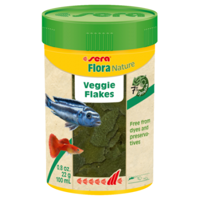 Sera "Flora Nature" 100 мл (натуральные растительные хлопья) Sera "Flora Nature" 100 мл (натуральные растительные хлопья)