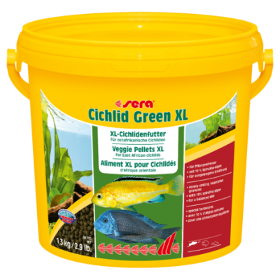 Sera "Cichlid Green XL" 3.8 л (растительные гранулы для крупных цихлид) Sera "Cichlid Green XL" 3.8 л (растительные гранулы для крупных цихлид)