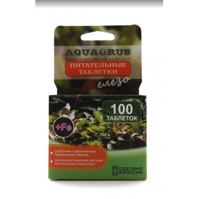 Aquaerus "Питательные Таблетки Железо +" 100 шт Aquaerus "Питательные Таблетки Железо +" 100 шт